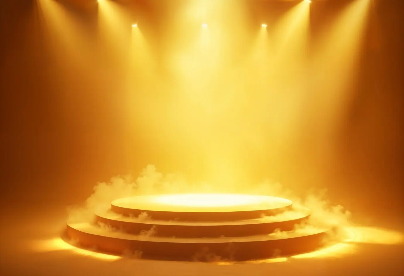 Gestaltung eines Podests für Weihnachtswerbung